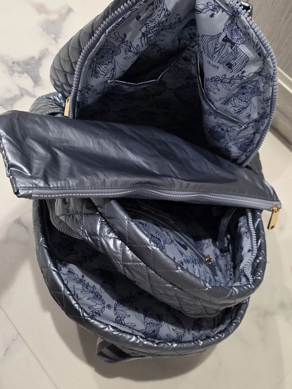 The Oliver Thomas quilted backpack
